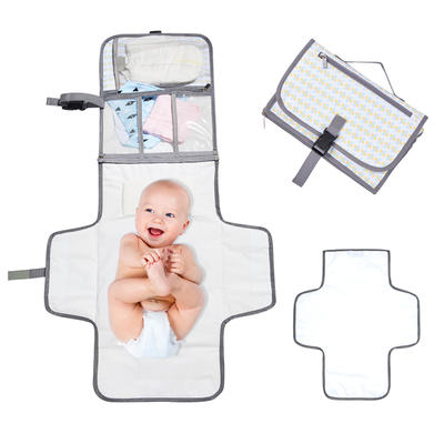 Waterproof Foldable Baby Diaper Changing Mat Portable Diaper Changing Pad with Tote Handle