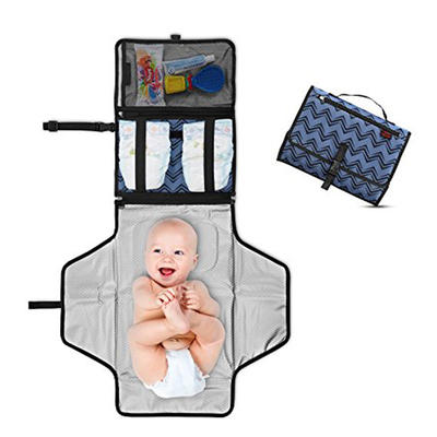 Custom Higher Quality 600D Polyester Diaper Changing Mat Waterproof Portable Changing Pad