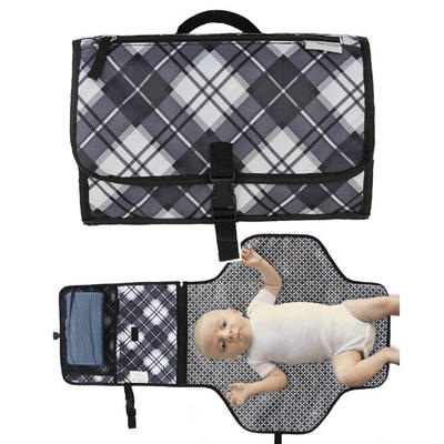 Portable Diaper Organizer Travel Mammy Pouch Baby Diaper Changing Pad Nappy Changing Bag