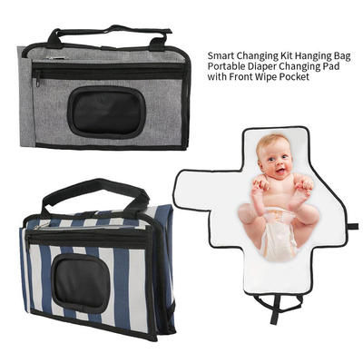 Baby Portable Changing Pad Diaper Bag Travel Mat Station Cushioned Diaper Changing Pad