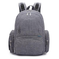 Baby Diaper Backpack Water-resistant Baby Bag Multi-functional Travel Knapsack Include Changing Pad