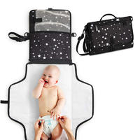 Waterproof Portable Changing Pad with Shoulder Strap Mommy Baby Diaper Changing Pad Bag