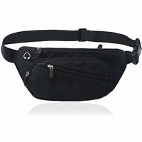 Waist Bag Pack with Extender Large Fanny Pack with 5 Pockets for Traveling Hiking Cycling Running Training