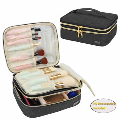 Travel Makeup Brushes Case Makeup Train Organizer Bag with Handle