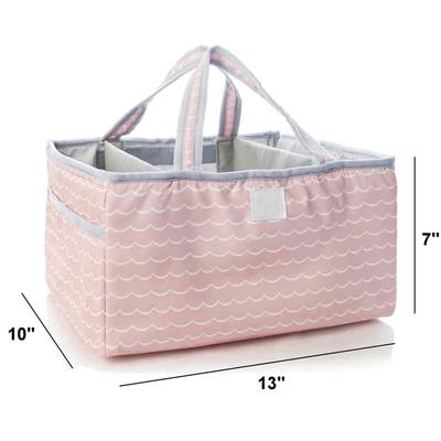 Wholesale Diaper Caddy Changing Table Organizer Diaper Caddy Polyester for Traveling