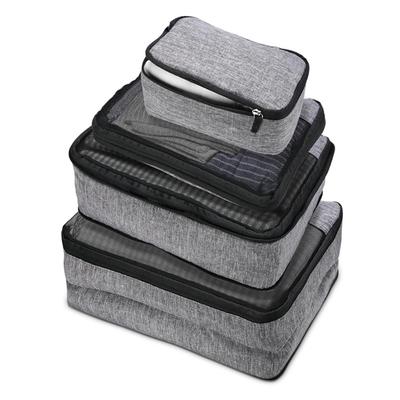 4 Set Packing Cubes for Travel Compression Multi-functional Travel Luggage Organizers with a Toiletry Bag