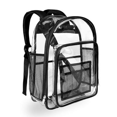 PVC Transparent School Backpack Clear PVC Backpack for Student