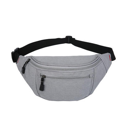 2021 custom outdoor sport fanny pack grey waist bag for man/woman