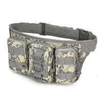 custom outdoor sport fanny pack military tactical waist bag for man/woman