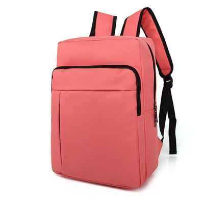 outdoor custom logo pink laptop bag backpacks leisure laptop backpack
